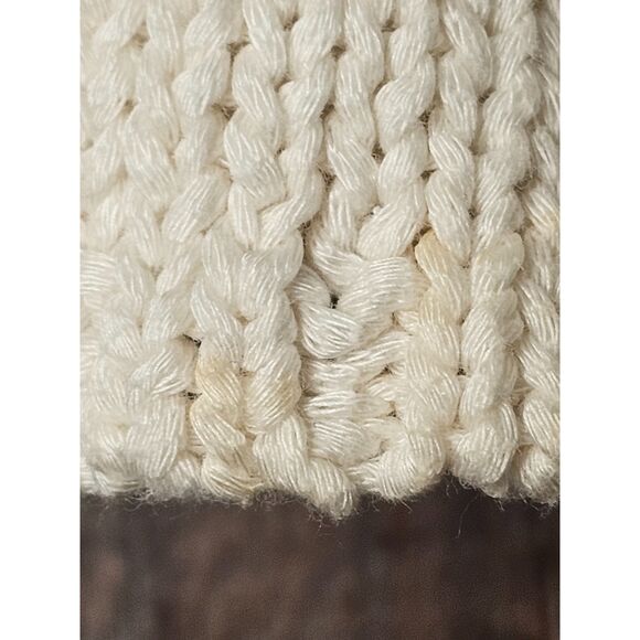 Talbots Knit Bell Sleeves Button Front Cardigan Ivory Small - Picture 8 of 16